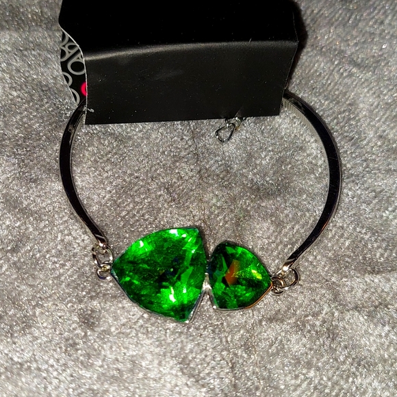 3PCS Green Set: Necklace, Bracelet & Earrings *New* - Picture 11 of 17
